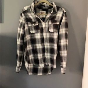 Black and white flannel